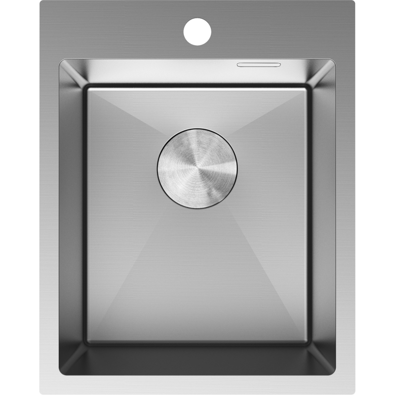 Mexen Solix стоманена кухненска мивка с 1 корито 400 x 500 mm, инокс - 6406401000-01