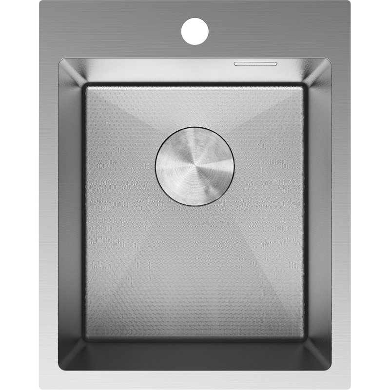 Mexen Solix кухненска мивка от неръждаема стомана с 1 отделение 400 x 500 мм, inox HC - 6406401000-01HC