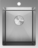 Mexen Solix кухненска мивка от неръждаема стомана с 1 отделение 400 x 500 мм, inox HC - 6406401000-01HC