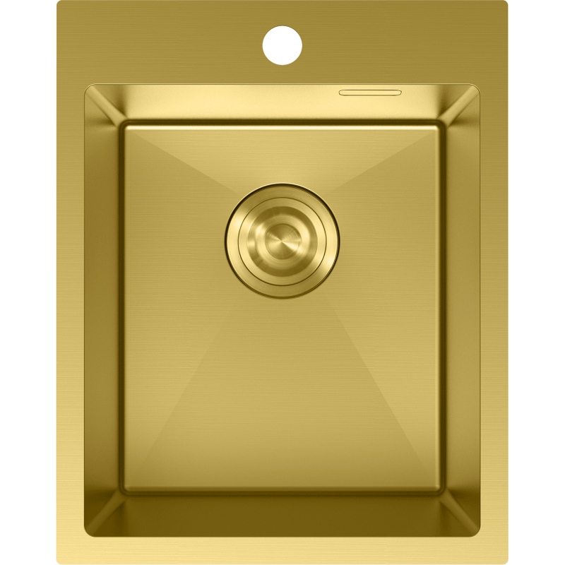 Mexen Solix стоманена мивка с 1 камера 400 x 500 mm, златна - 6406401000-55