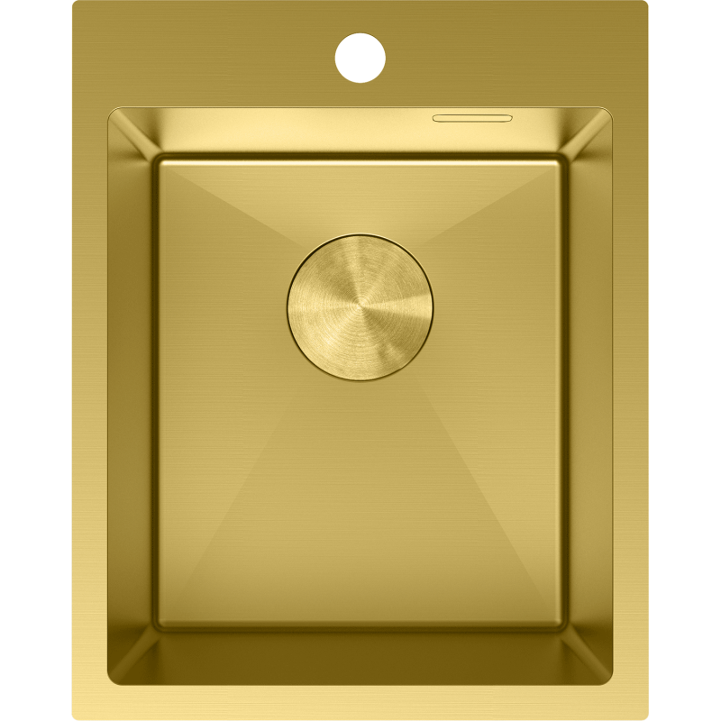Mexen Solix стоманена мивка с 1 камера 400 x 500 mm, златна - 6406401000-55