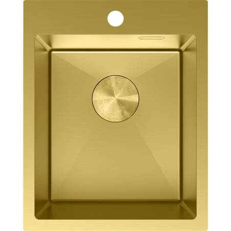 Mexen Solix стоманена мивка с 1 камера 400 x 500 mm, златна - 6406401000-55