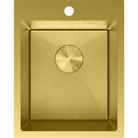Mexen Solix стоманена мивка с 1 корито 400 x 500 мм, златна HC - 6406401000-55HC