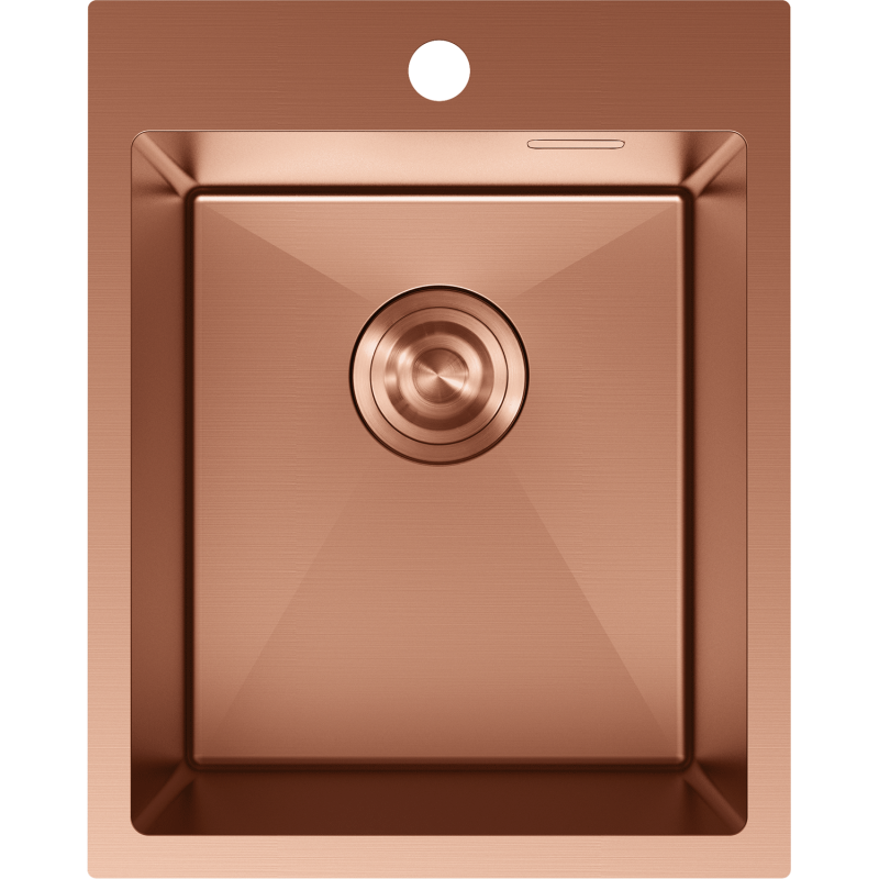 Mexen Solix мивка от неръждаема стомана, еднокамерна, 400 x 500 mm, мед - 6406401000-65