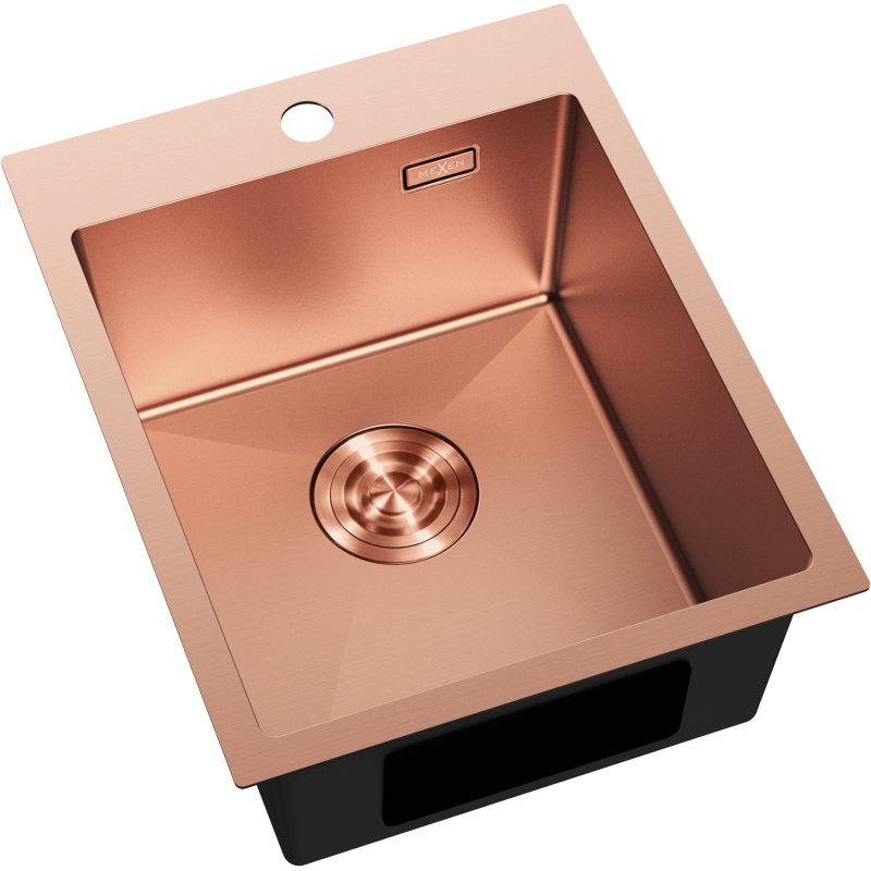 Mexen Solix мивка от неръждаема стомана, еднокамерна, 400 x 500 mm, мед - 6406401000-65