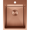 Mexen Solix кухненска мивка от неръждаема стомана с 1 отделение 400 x 500 мм, мед HC - 6406401000-65HC