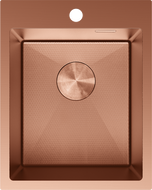 Mexen Solix кухненска мивка от неръждаема стомана с 1 отделение 400 x 500 мм, мед HC - 6406401000-65HC