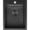 Mexen Solix стоманена мивка с 1 отделение 400 x 500 мм, черен HC - 6406401000-70HC