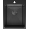 Mexen Solix стоманена мивка с 1 отделение 400 x 500 мм, черен HC - 6406401000-70HC