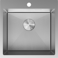 Mexen Solix кухненска мивка от неръждаема стомана с 1 камера 500 x 500 мм, inox HC - 6407501000-01HC