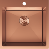 Mexen Solix кухненска мивка от неръждаема стомана с 1 камера 500 x 500 mm, мед - 6407501000-65