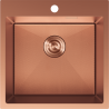 Mexen Solix мивка от неръждаема стомана с 1 отделение 500 x 500 мм, мед HC - 6407501000-65HC