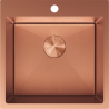 Mexen Solix мивка от неръждаема стомана с 1 отделение 500 x 500 мм, мед HC - 6407501000-65HC