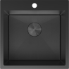 Mexen Solix мивка от неръждаема стомана 1-камерна 500 x 500 mm, черна HC - 6407501000-70HC