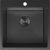 Mexen Solix мивка от неръждаема стомана 1-камерна 500 x 500 mm, черна HC - 6407501000-70HC