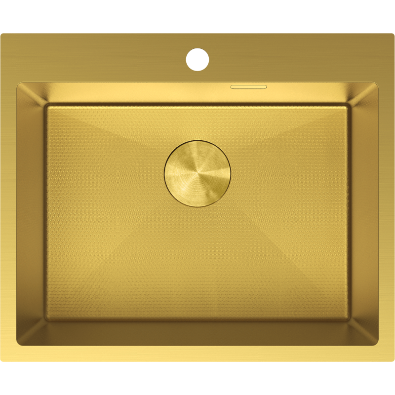 Mexen Solix стоманена мивка 1-камерна 600 x 500 mm, златен HC - 6408601000-55HC