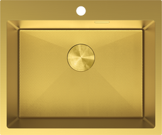 Mexen Solix стоманена мивка 1-камерна 600 x 500 mm, златен HC - 6408601000-55HC