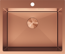 Mexen Solix мивка от неръждаема стомана с 1 комора 600 x 500 мм, мед - 6408601000-65