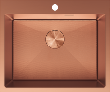 Mexen Solix стоманена мивка с 1 отделение 600 x 500 мм, медна HC - 6408601000-65HC