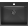 Mexen Solix стоманена мивка 1-камерна 600 x 500 mm, черна - 6408601000-70