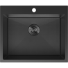 Mexen Solix стоманена мивка с 1 отделение 600 x 500 мм, черна HC - 6408601000-70HC