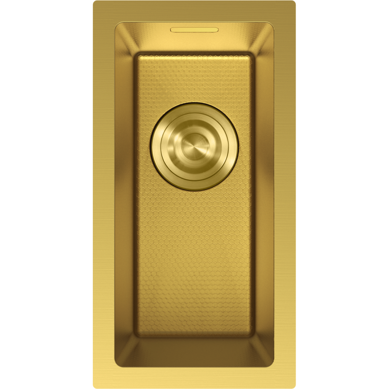 Mexen Trixo стоманена мивка с 1 камера 230 x 440 мм, златен HC - 6411221000-55HC