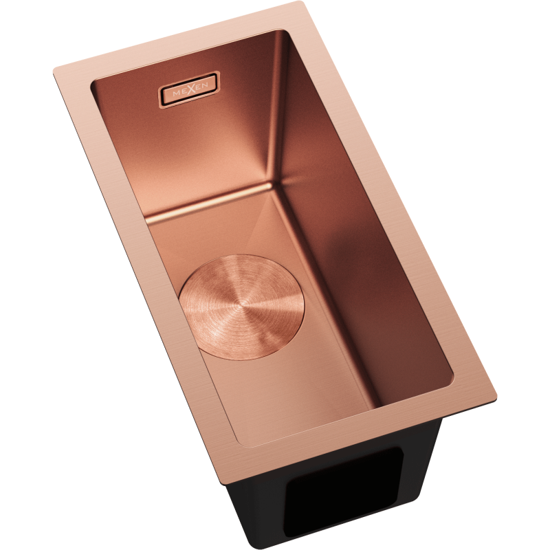 Mexen Trixo стоманена мивка с 1 камера 230 x 440 mm, мед - 6411221000-65