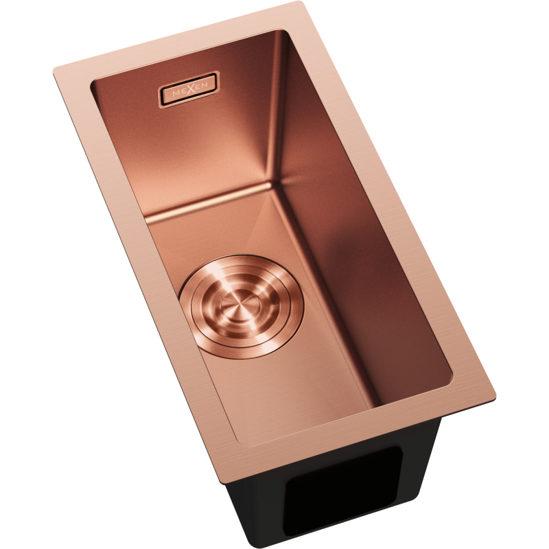 Mexen Trixo стоманена мивка с 1 камера 230 x 440 mm, мед - 6411221000-65