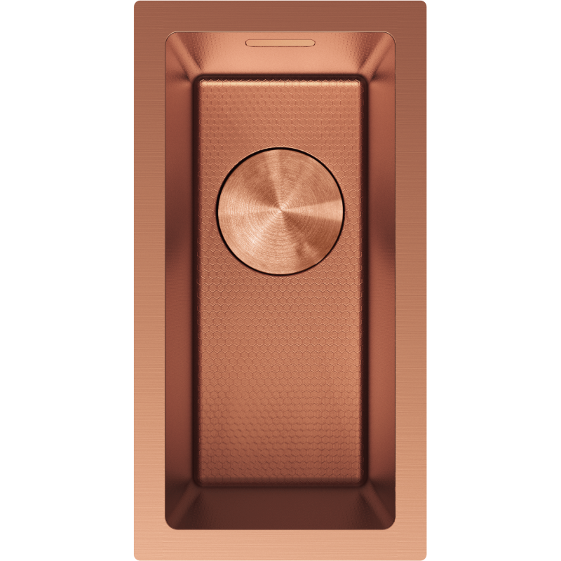 Mexen Trixo кухненска мивка от неръждаема стомана с 1 отделение 230 x 440 mm, мед HC - 6411221000-65HC