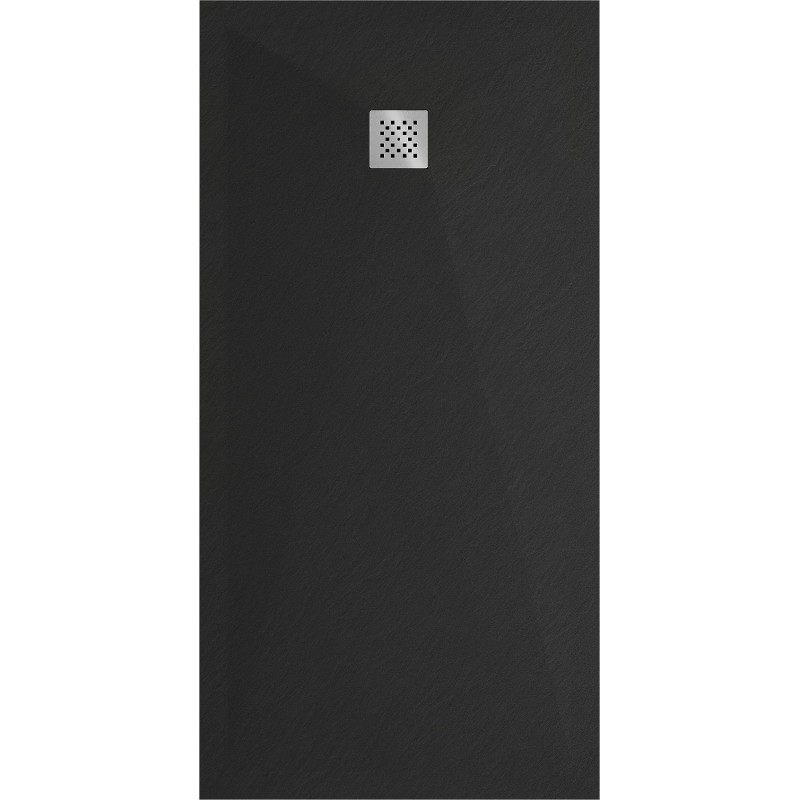 Mexen Stone+ правоъгълна композитна душ кабина 160 x 70 см, черна - 44707016