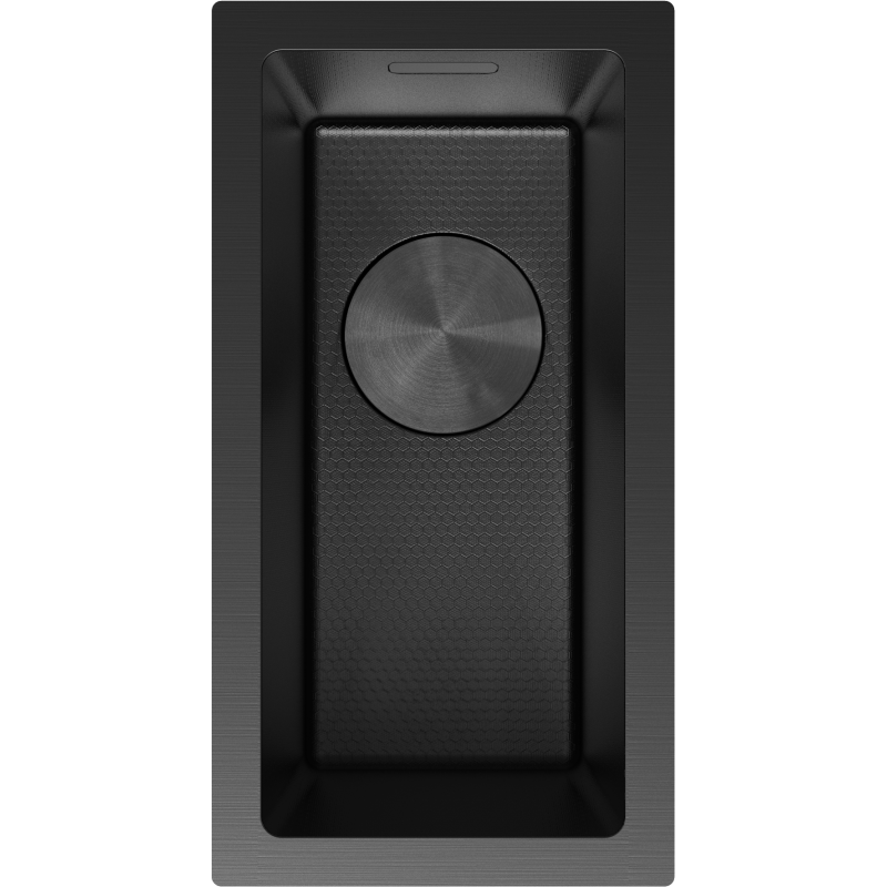 Mexen Trixo кухненска мивка от неръждаема стомана с 1 отделение, 230 x 440 mm, черна HC - 6411221000-70HC