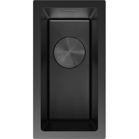 Mexen Trixo кухненска мивка от неръждаема стомана с 1 отделение, 230 x 440 mm, черна HC - 6411221000-70HC