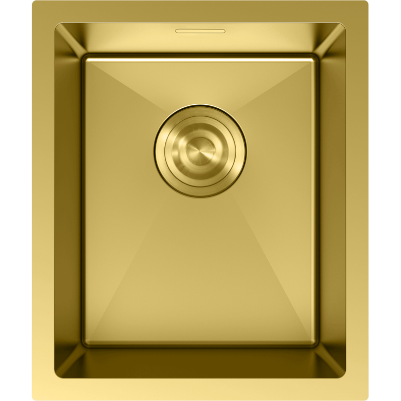 Mexen Trixo стоманена кухненска мивка с 1 отделение 370 x 440 mm, златна - 6412371000-55