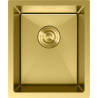 Mexen Trixo стоманена кухненска мивка с 1 отделение 370 x 440 mm, златна - 6412371000-55