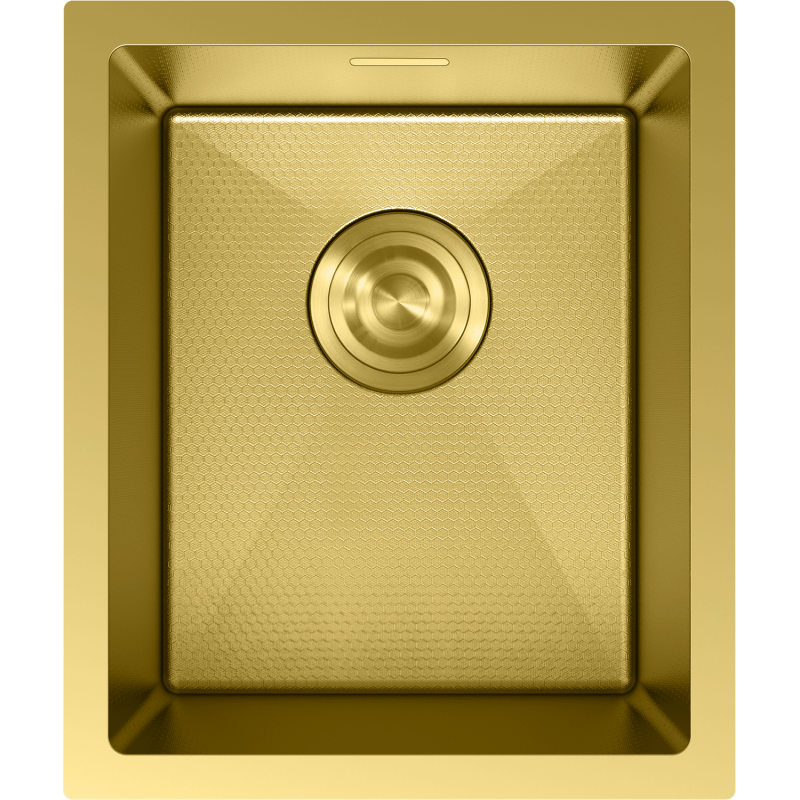 Mexen Trixo мивка стоманена 1-камерна 370 x 440 mm, златна HC - 6412371000-55HC