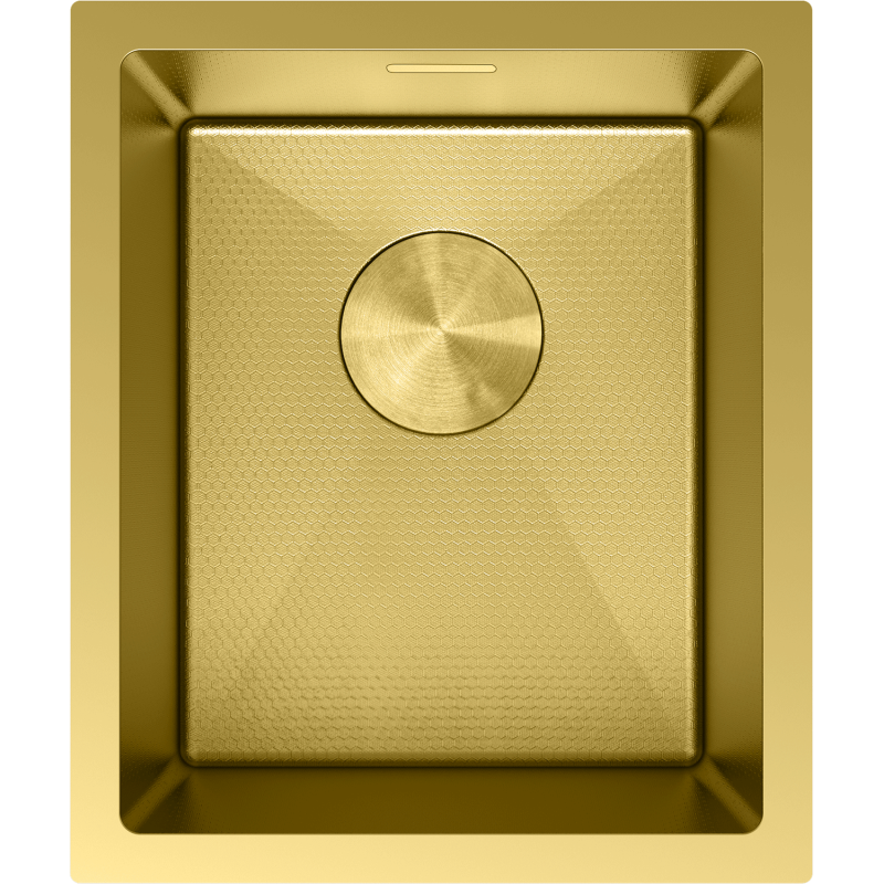 Mexen Trixo мивка стоманена 1-камерна 370 x 440 mm, златна HC - 6412371000-55HC