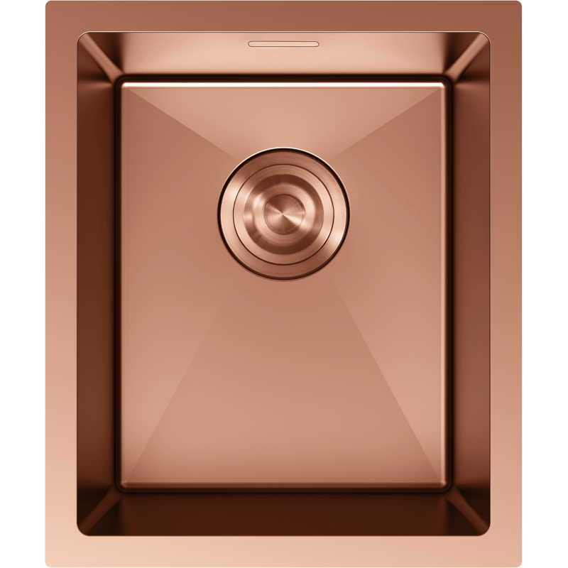 Mexen Trixo стоманена мивка 1-камерна 370 x 440 мм, мед - 6412371000-65