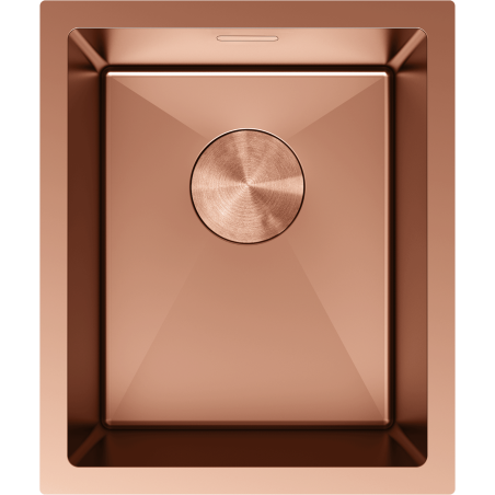 Mexen Trixo стоманена мивка 1-камерна 370 x 440 мм, мед - 6412371000-65