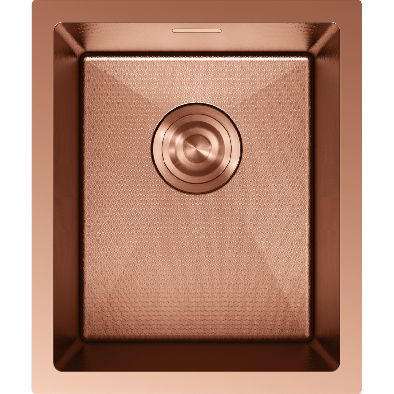 Mexen Trixo стоманена мивка с едно отделение 370 x 440 мм, мед HC - 6412371000-65HC