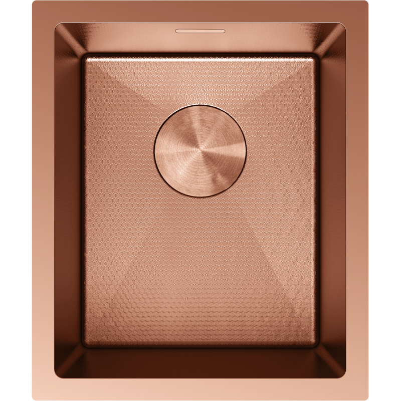 Mexen Trixo мивка стоманена 1-коморна 370 x 440 mm, мед HC - 6412371000-65HC