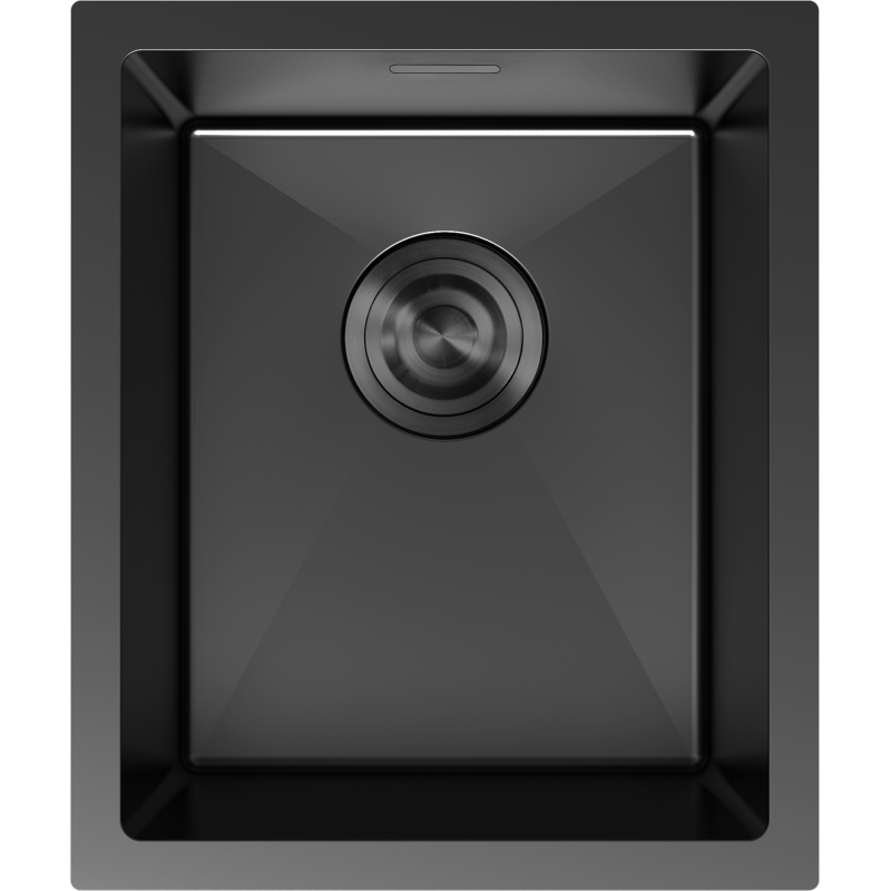 Mexen Trixo стоманена мивка с 1 камера 370 x 440 mm, черен - 6412371000-70