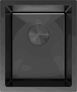 Mexen Trixo метална мивка с 1-камера 370 x 440 мм, черна - 6412371000-70