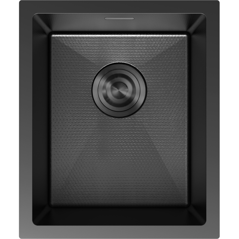 Mexen Trixo стоманена мивка с 1 отделение 370 x 440 мм, черен HC - 6412371000-70HC