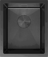 Mexen Trixo мивка от стомана с 1 отделение 370 x 440 мм, черен HC - 6412371000-70HC