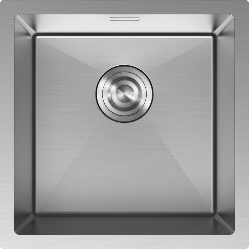 Mexen Trixo кухненска мивка от неръждаема стомана с 1 отделение 440 x 440 mm, инокс - 6413441000-01