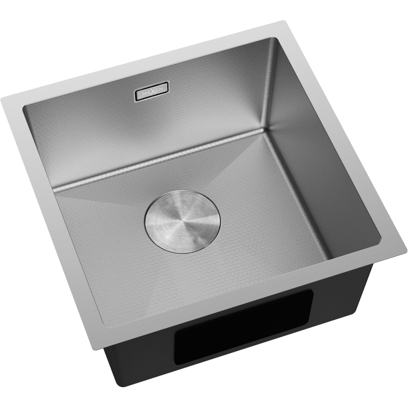 Mexen Trixo стоманена мивка с 1 камера 440 x 440 mm, неръждаема стомана HC - 6413441000-01HC