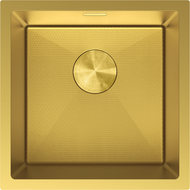 Mexen Trixo стоманена мивка с 1 отделение 440 x 440 мм, златен HC - 6413441000-55HC