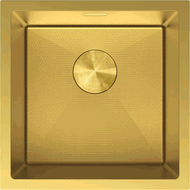 Mexen Trixo стоманена мивка с 1 отделение 440 x 440 мм, златен HC - 6413441000-55HC