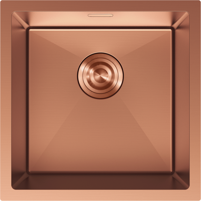 Mexen Trixo мивка от неръждаема стомана 1-камерна 440 х 440 mm, мед - 6413441000-65