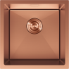 Mexen Trixo мивка от неръждаема стомана 1-камерна 440 х 440 mm, мед - 6413441000-65